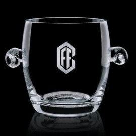 Belfast Ice Bucket - 6" Crystalline with Logo