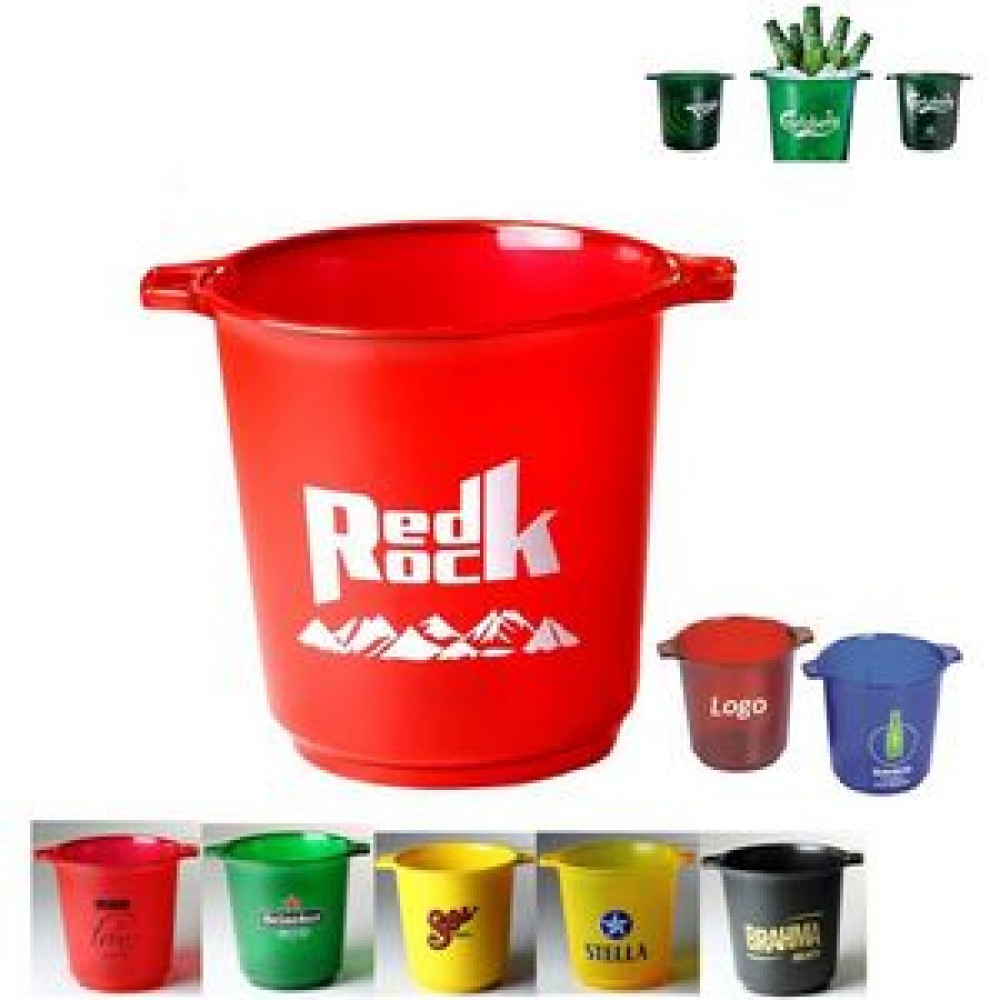 Personalized Plastic Pail Ice Bucket 3L