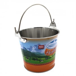 5L Tin Ice Bucket with Logo  5L Tin Ice Bucket with Logo