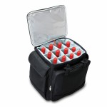 Bodega Insulated 12-Bottle Wine Tote Cooler w/Removable Dividers & Wheeled Trolley with Logo