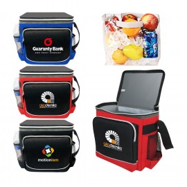 12 Can 600D Polyester Cooler Bag with Logo  12 Can 600D Polyester Cooler Bag with Logo