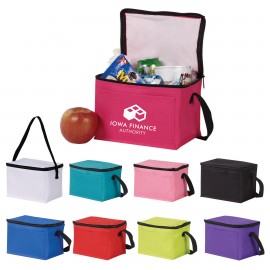 Insulated 6-Can Cooler Bag with Logo