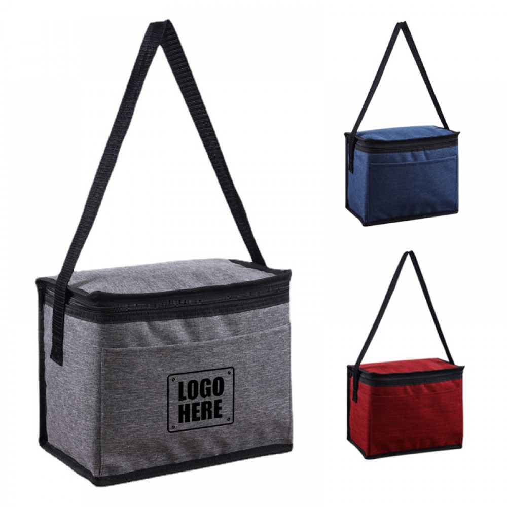 Heather Insulated Outdoor Cooler Bag with Logo