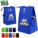 Personalized Lakewood Insulated Non-Woven Grocery Cooler Tote Bag-Ocean