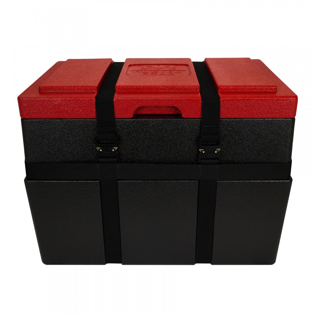 Rugged Road Onitis 45 Cooler, Red & Black, Made in the USA Custom Printed Rugged Road Onitis 45 Cooler, Red & Black, Made in the USA Custom Printed