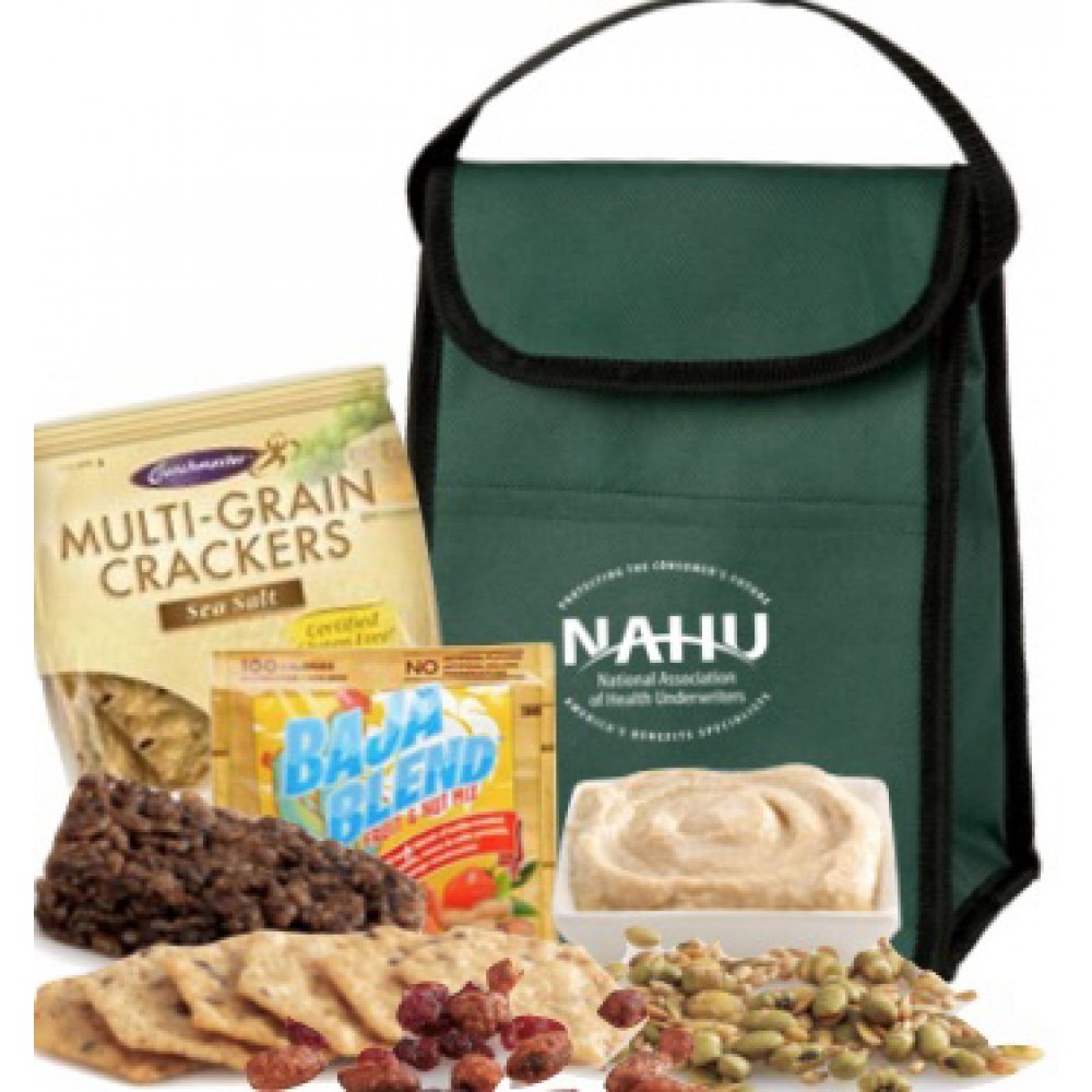 Hummus & Crackers Snack (Dark Green) Custom Printed Hummus & Crackers Snack (Dark Green) Custom Printed