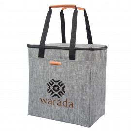 Huntington Heathered Cooler Tote Bag with Logo  Huntington Heathered Cooler Tote Bag with Logo