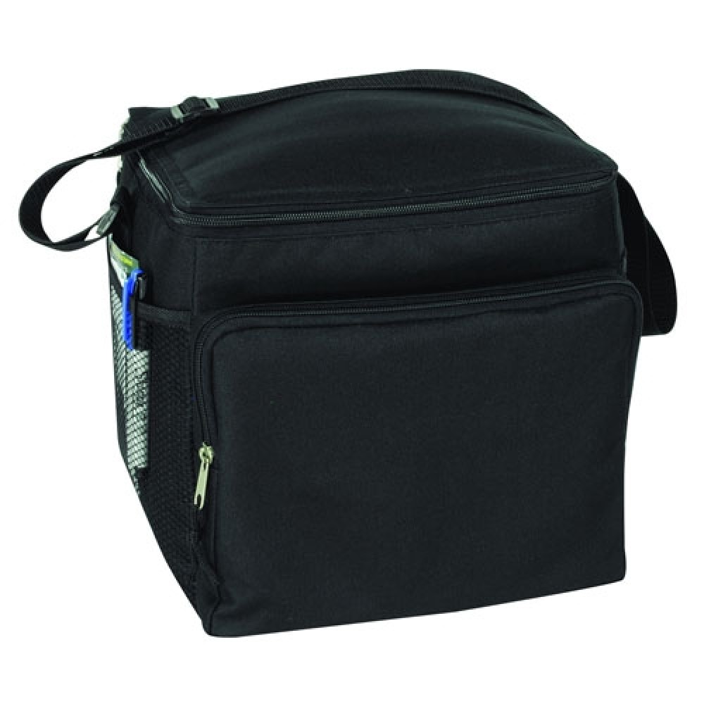 Custom Imprinted Poly Deluxe 24 Pack Cooler Bag Custom Imprinted Poly Deluxe 24 Pack Cooler Bag