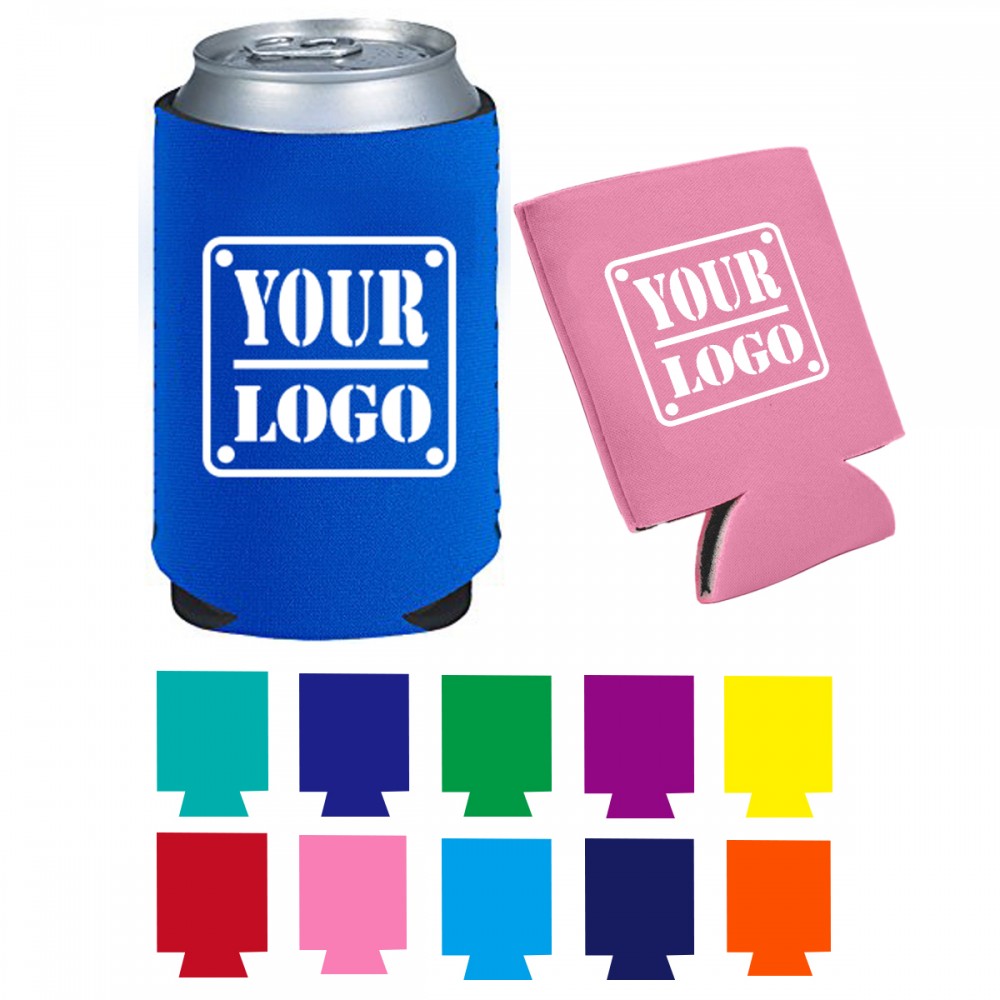 Custom Printed Neoprene Can Sleeves/Coolers