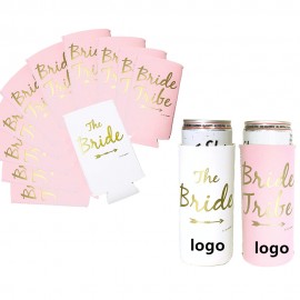 Slim Can Cooler For Bridesmaids with Logo