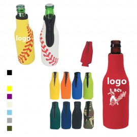 Neoprene Beer Bottle Sleeve Coolie with Logo