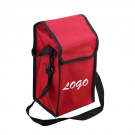 Square Red Insulated Insulation Bag with Logo