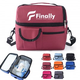 Oxford Fabric Insulated Picnic Cooler Bag with Logo  Oxford Fabric Insulated Picnic Cooler Bag with Logo