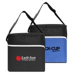 Insulated Large 12 Can Cooler Bag with Logo