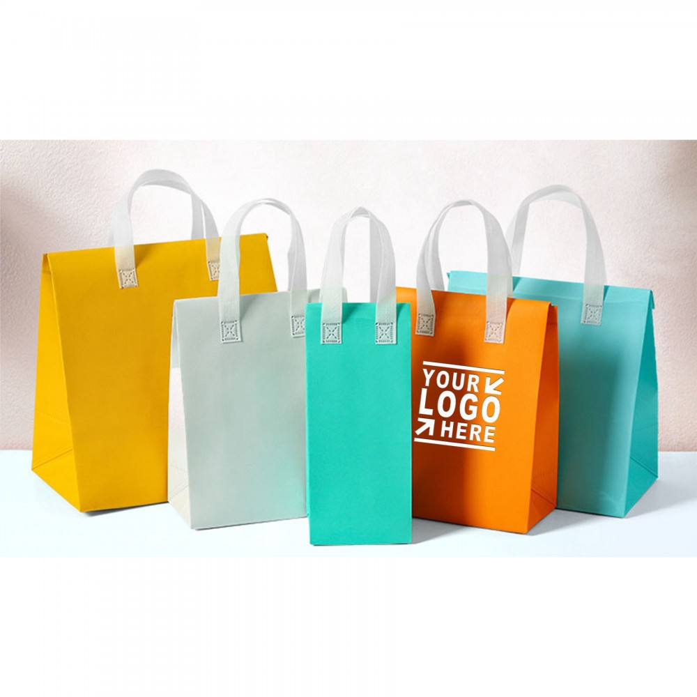 Non-Woven Wave Design Lunch Bag with Logo