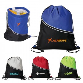 Drawstring Cooler Backpack with Logo