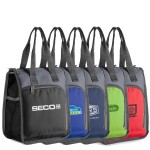 Logo Branded Poly Lunch Cooler Tote Bag