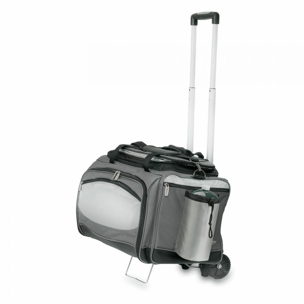 Custom Imprinted Vulcan 3-in-1 Grill/Cooler/Tote w/Gas Grill & BBQ Tools with Trolley Custom Imprinted Vulcan 3-in-1 Grill/Cooler/Tote w/Gas Grill & BBQ Tools with Trolley