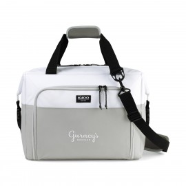Igloo SeadriftÂ Snap Down Cooler - White-Grey with Logo