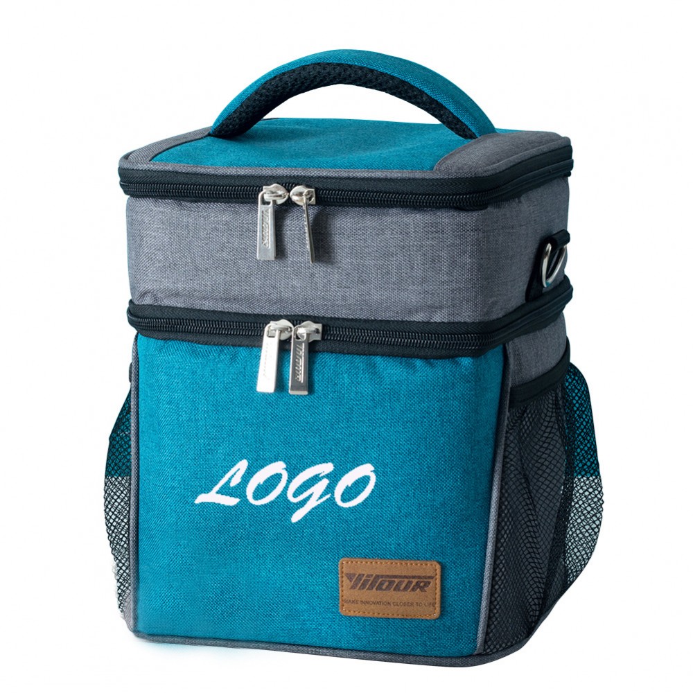 Double-Layer Fresh-Keeping Box Bag with Logo