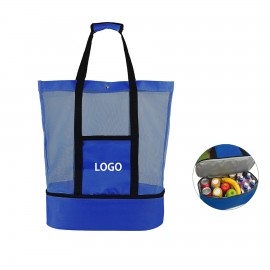 Logo Branded Beach Tote with Cooler