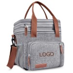 Logo Branded Double Layer Lunch Cooler Bag