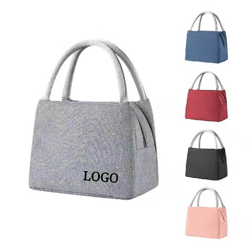 Customized Oxford Cloth Double Handle Lunch Bag