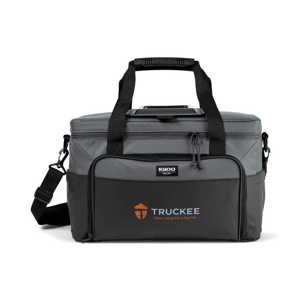 Promotional Igloo Seadrift Coast Cooler - Black-Grey Promotional Igloo Seadrift Coast Cooler - Black-Grey
