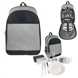 Lakeside Picnic Set Cooler Backpack with Logo