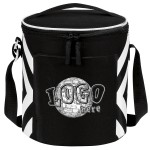 Custom Geometric Print Accent 12-Pack Round Cooler