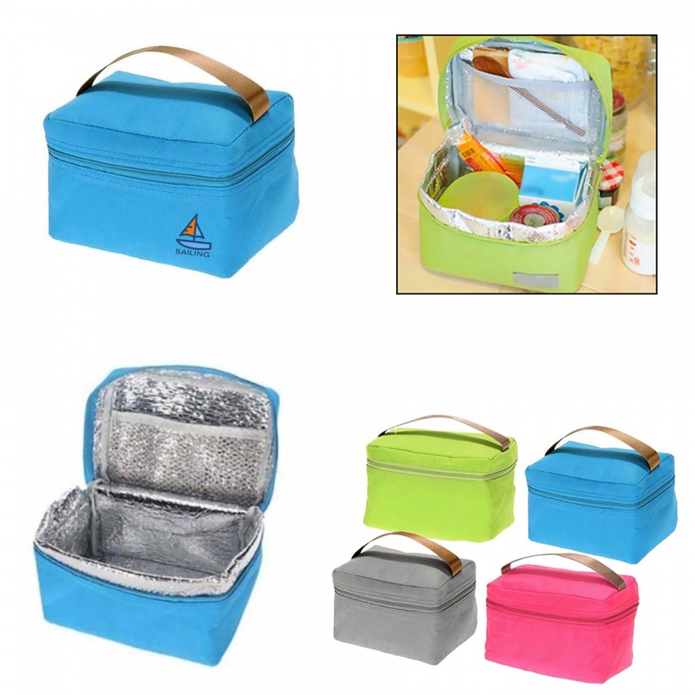Custom Printed Insulated Cooler Lunch Bag Custom Printed Insulated Cooler Lunch Bag