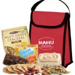 Cooler filled with Healthy Snacks Custom Printed