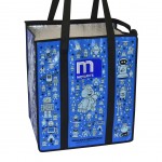 Customized Custom 120g Laminated Woven Insulated Cooler Bag 13"x15"x10"