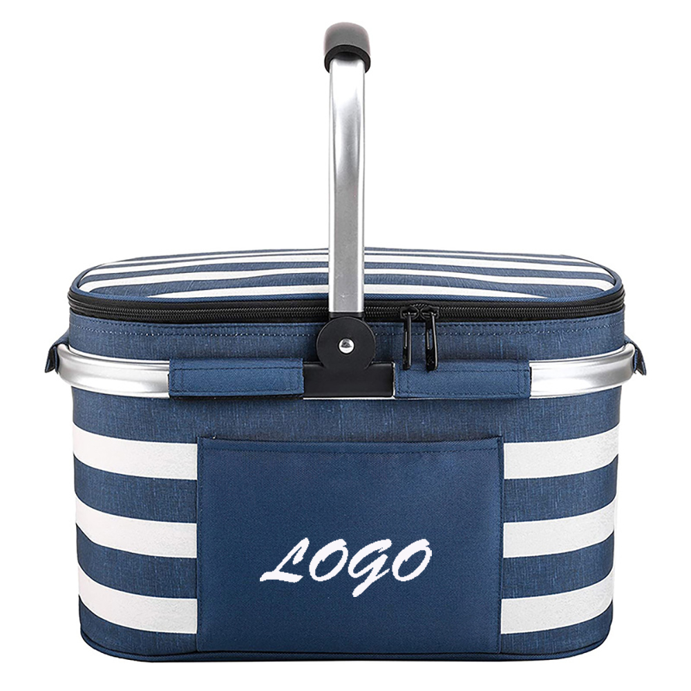 Portable Picnic Insulation Basket with Logo