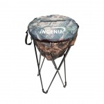 The Patio Cooler w/Pop-up Stand - Camouflage with Logo