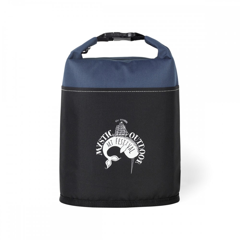 Taylor Lunch Cooler - Navy Blue with Logo