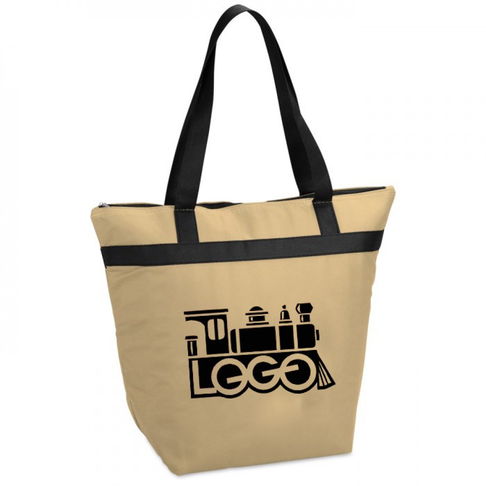 Picnic Shopping Cooler Tote with Logo