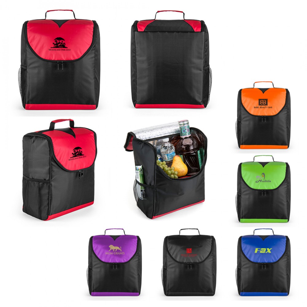 Custom Printed Poly Foil Lined Cooler Lunch Bag Custom Printed Poly Foil Lined Cooler Lunch Bag