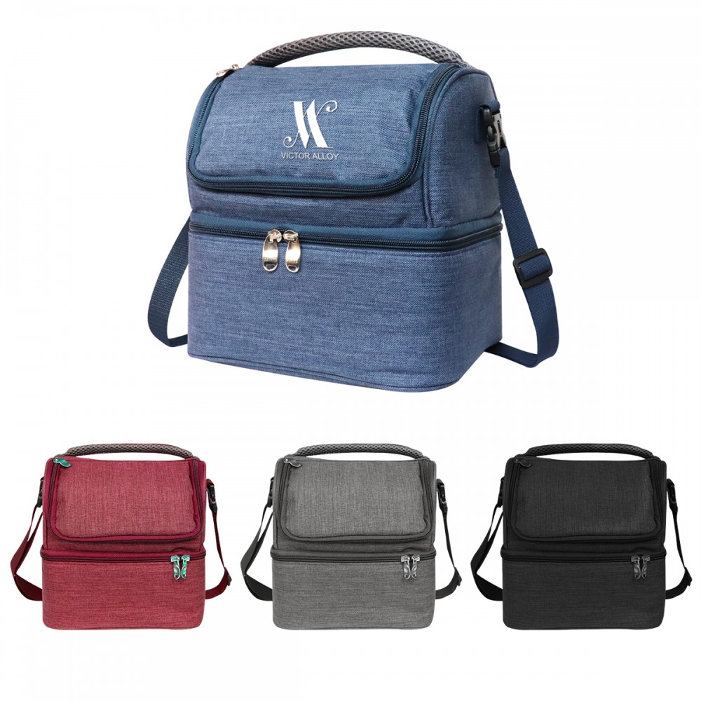Custom Imprinted Insulated Oxford Lunch Tote Bag or Picnic Bag Custom Imprinted Insulated Oxford Lunch Tote Bag or Picnic Bag