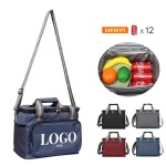 Logo Branded Insulated Lunch Box Oxford Fabric Cooler Bag