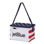 Custom Poly 6 Can Stars & Stripes Cooler Bag