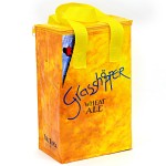 Customized Custom 145g Laminated Woven Insulated 12-Can Cooler Bag 9"x12"x6"
