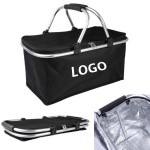 Logo Branded Outdoor Folding Picnic Basket Cooler bag