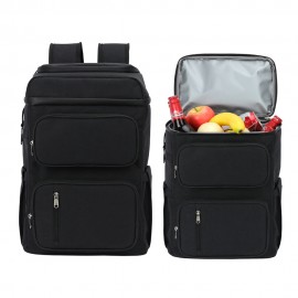Logo Branded Black Insulated Cooler Bag