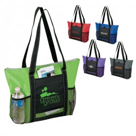 Lakeview Cooler Tote with Logo