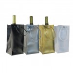 Customized Ice Bag Opaque Collapsible Wine Cooler Bag