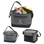 Heather 6-Pack Cooler with Logo
