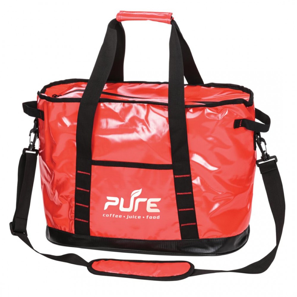 The Cordoba Cooler Bag - Red with Logo