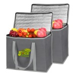 XL Insulated Reusable Grocery Shopping Bag with Logo