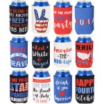 Custom Imprinted 12OZ Full Sublimation Insulated Neoprene Beer Sleeve Covers